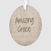Amazing Grace Ornament (Vorderseite)