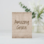 Amazing Grace Postkarte (Stehend Vorderseite)
