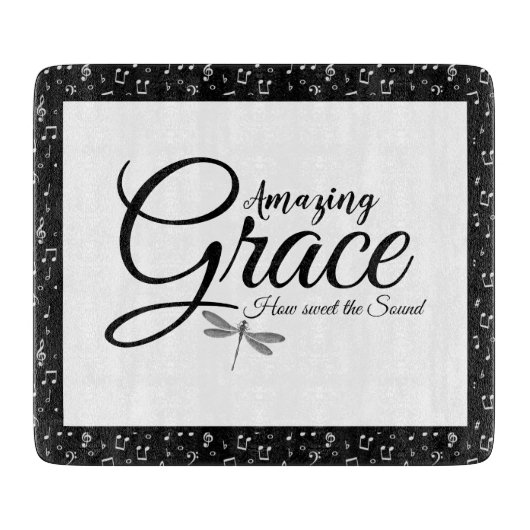 Amazing Grace Schneidebrett (Vorderseite)