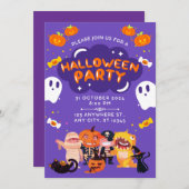 Amazing Halloween Party Inivitation Einladung (Vorne/Hinten)