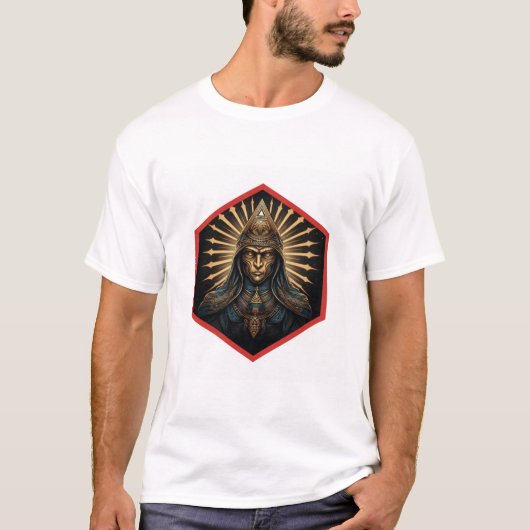 Amazing Illuminati Fantasy Portrait T-Shirt (Vorderseite)