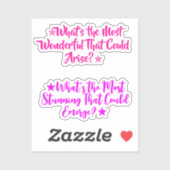 Amazing Inspirational Quotes | Positive Girl Aufkleber (Blatt)