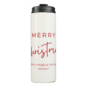 Amazing Merry Christmas Thermosbecher (Vorderseite)