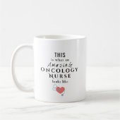 Amazing Oncology Nurse Personalized Kaffeetasse (Links)