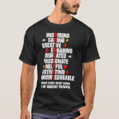 Amazing Principal Inspirational Appreciation T-Shirt (Vorderseite)
