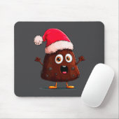 Amazing Pudding Look With Christmas Hat Mousepad (Mit Mouse)