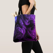 Amazing Purple + Dark Blue Swirls on This Reusable Tasche (Von Nahem)