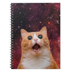 Amazing Space Cat Notizblock