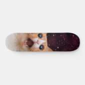 Amazing Space Cat Skateboard (Horizontal)