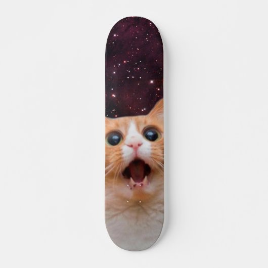 Amazing Space Cat Skateboard (Vorne)