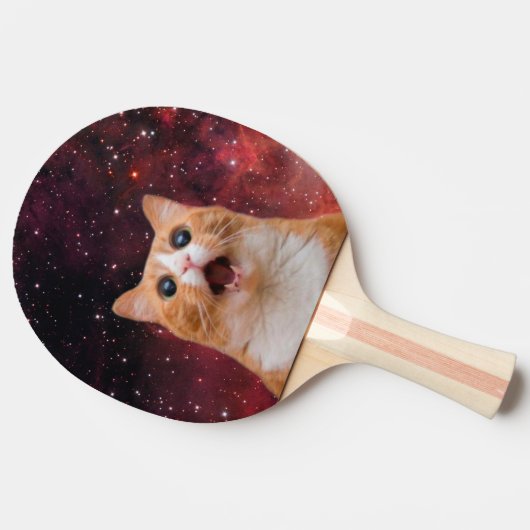 Amazing Space Cat Tischtennis Schläger (Seitenansicht)