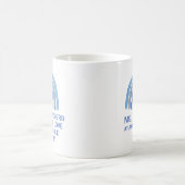 Amazing Teachers are Easy to Love Blue Rainbow Kaffeetasse (Mittel)