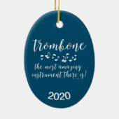 Amazing Trombone Keramik Ornament (Hinten)