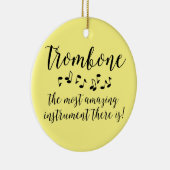 Amazing Trombone Keramik Ornament (Rechts)