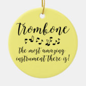 Amazing Trombone Keramik Ornament (Vorne)