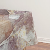 Amazing white and bay horses in a gallop tischdecke (Beispiel)