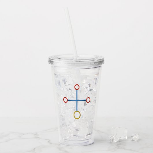 amazingCROSS als Trinkbecher Acryltrinkbecher (Vorderseite Ice)