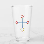 amazingCROSS als Trinkglas Glas (Vorderseite)