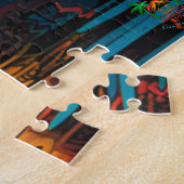 🌅 Amazon Fischerdorf Sunset Puzzle (Seite)
