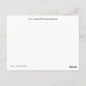 Amazon Humane Society: Amazon Nature Series Postkarte (Rückseite)