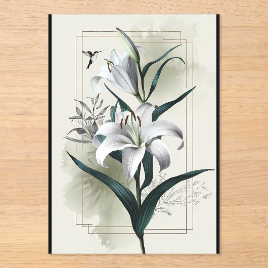 Amazon Lily Art - Gold & Scandi Style Acryleinladungen (Vorderseite)