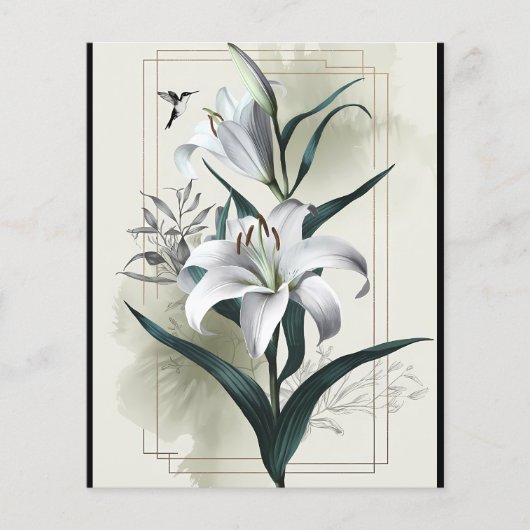 Amazon Lily Art - Gold & Scandi Style Flyer (Vorne)