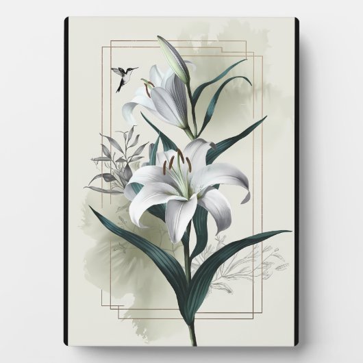 Amazon Lily Art - Gold & Scandi Style Fotoplatte (Vorderseite)