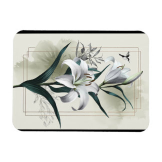 Amazon Lily Art - Gold & Scandi Style Magnet