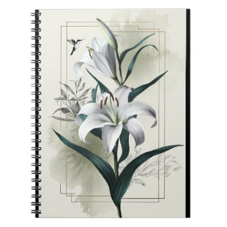 Amazon Lily Art - Gold & Scandi Style Notizblock