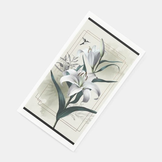 Amazon Lily Art - Gold & Scandi Style Serviette (Ecke)