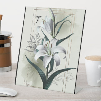 Amazon Lily Art - Gold & Scandi Style Sockelschild