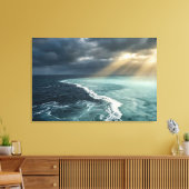 Amazon Meeting of Waters - Realistic Zen Landscape Leinwanddruck (Insitu (Wohnzimmer))