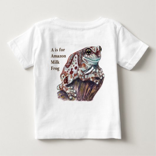 Amazon Milk Frok Artwork Baby and Kids' T - Shirt (Rückseite)