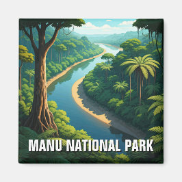 Amazon River Manu Nationalpark Peru Magnet