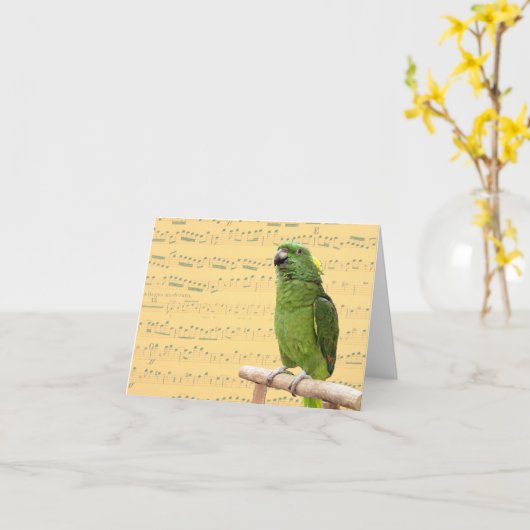 Amazon Singing Small Note Card Karte (Gelbe Blume)