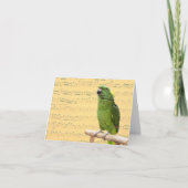 Amazon Singing Small Note Card Karte (Vorderseite)