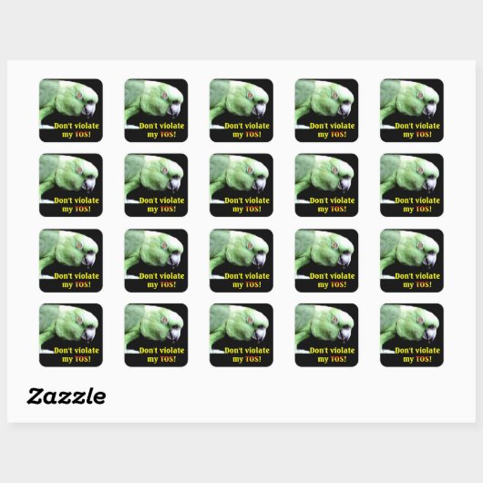 Amazon Square Stickers (Blatt)