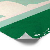 Amazon Vintage Reiseplakat Poster (Ecke)