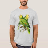 Amazona Papageien - Vintage Vögel T-Shirt (Vorderseite)