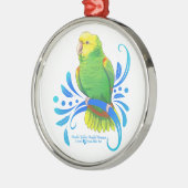 Amazonaparrot Ornament Aus Metall (Links)