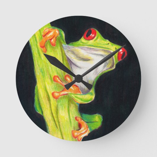 Amazonas Botschafter Clock Runde Wanduhr (Vorderseite)