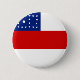 Amazonas, brasilianischer Staatsflaggenknopf Button