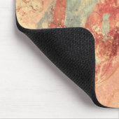 Amazonas, die einen griechischen Krieger kämpfen Mousepad (Ecke)
