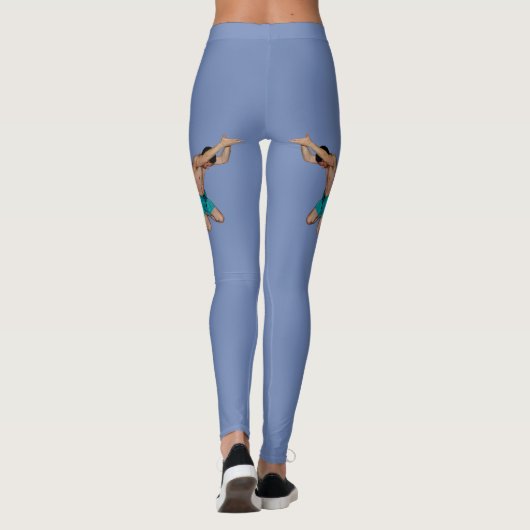 Amazonas-Göttin-Leggings - für GROSSE Mädchen!! Leggings (Rückseite)