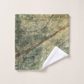 Amazonas-Grün Badhandtuch Set (Waschlappen)