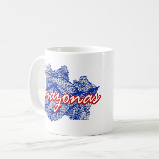 Amazonas Kaffeetasse (Vorderseite Links)