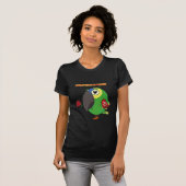 Amazonas-Papagei-Liebe, Papageienfrauen T-Shirt (Vorne ganz)