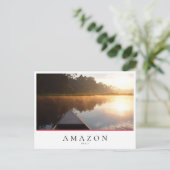 Amazonas Regenwald Sonnenaufgang in Peru Postkarte (Stehend Vorderseite)