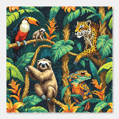 Amazonas Regenwaldkreaturen schälen und kleben Tapete (Vorderseite)