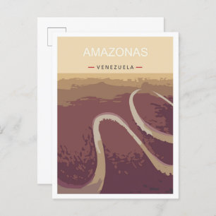 Amazonas Venezuela Kunst, Dichtung und Musik Postkarte